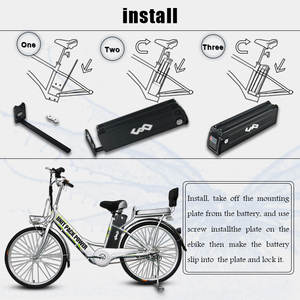 뜨거운 판매 36 볼트 20ah 배터리 36 볼트 10 초 리튬 배터리 팩 3A 충전기 전자 자전거 - Product Image 5