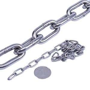 Corrente de aço inoxidável curta, alta qualidade, 304, 316, 6mm, longo, correntes de neve - Product Image 1