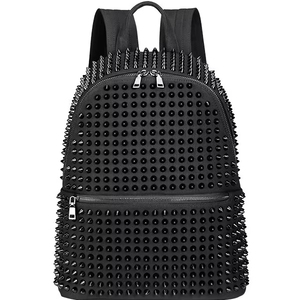 Flying Rivet Shoulder Genuine Leather External Frame Cycling <b>Backpack</b> 50-70L Large Capacity <b>Ladies</b> Senior Sense Summer New - Product Image 1