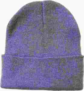 Classic Unisex Warm Winter Hat Acrylic Knit Cuff Beanie Cap for Daily Use for Cycling Fishing Beach Plaid Pattern - Product Image 5