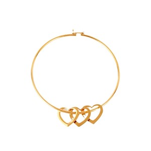 18K PVD Gold Stainless Steel <b>Engravable</b> Heart Charm Bracelet Custom Name & Logo <b>Bangle</b> | Waterproof, Hypoallergenic & Durable - Product Image 5
