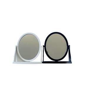 กระจกแต่งหน้าตั้งโต๊ะแบบหมุนได้ ดีไซน์อาร์ตเดโค คลาสสิก อเนกประสงค์ คุณภาพสูง ผลิตจากพลาสติก ปรับแต่งได้ - Product Image 1