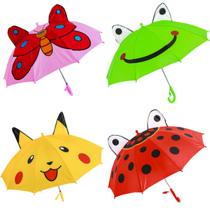 Parapluie promotionnel créatif et mignon à oreilles d'animaux 3D, ouverture automatique, parapluie de sécurité pour enfants - Product Image 1