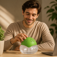 Purificateur d'air électrique à aromathérapie pour la maison et le bureau, désodorisant de table écologique