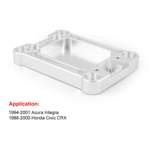 Carcasa de aluminio para palanca de cambios Getitall, para Honda Civic K20 K24 K Series EG EK DC2 EF, resistente al óxido, color plateado - Product Image 3