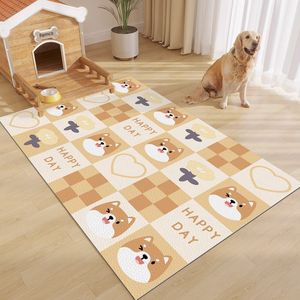 Tapis de sol pliable en PVC pour animaux de compagnie (chats et chiens) – Résistant à l'usure et à la saleté, motif imprimé tendance, sans lavage, accessoire intérieur pour animaux - Product Image 2