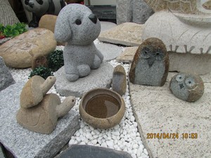 Estatua de Toad Feng Shui de Animal de jardín, sapo de piedra antigua, dinero
