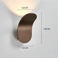 Lampe murale moderne 5W pour éclairage intérieur, idéale pour chambre à coucher, chevet, hôtel de luxe, villa, salon
