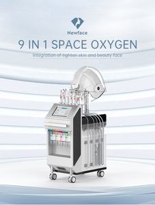 Mesin Perawatan Wajah NewFace 9 in 1 <span class=keywords><strong>Oxygen</strong></span> <span class=keywords><strong>Mask</strong></span>, Injeksi Peremajaan Kulit, Pelembap Kulit, Pembersihan Mendalam, Pengencangan, Pengangkatan, dan Perawatan Kecantikan Hydra Oksigen - Product Image 2