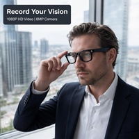 Nuevas Gafas Inteligentes con IA 2026, Grabación de Video 1080P, Llamadas de Audio, Protección de Privacidad, Transferencia WiFi, Carga Rápida de 400mAh, IPX-5