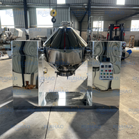 Machine de séchage et de mélange de poudre en gros à double cône, avec tambour rotatif et chambre à vide, pour séchage et mélange de protéines en poudre