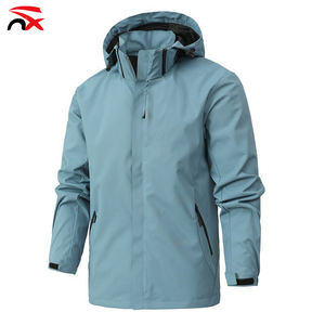 Costume d'extérieur coupe-vent randonnée alpinisme veste veste de pluie transfrontalière imperméable mince coupe-vent monocouche costume - Product Image 4