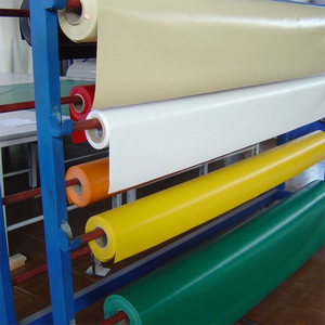 Hot bán 610gsm màu xanh lá cây không thấm nước Vinyl Polyester chống rách bảo vệ PVC Áo vải bạt vải cuộn - Product Image 6