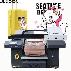 Jucolor nhà máy giá chất lượng tốc độ cao G5 đầu A2 Kích thước UV phẳng máy in với màu + trắng + véc ni mực - Product Image 2