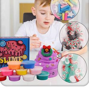 JITENG 2025 Nuovo Set di Giocattoli Slime Vendutissimo, Pasta Morbida Colorata Effetto Nuvola, Argilla di Cotone EN71, Schiuma di Cotone, Argilla Soffice Super Leggera - Product Image 5