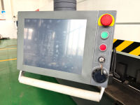 Machine à rainurer en V CNC automatique haute vitesse SANXIN contrôlée par PLC avec système hydraulique pour tôles d'acier 16,5 kW Haute productivité