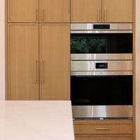 Armoire de cuisine en bois de chêne blanc style américain, cadre étroit et fin, modèle Shaker, en vente chez CBMMART
