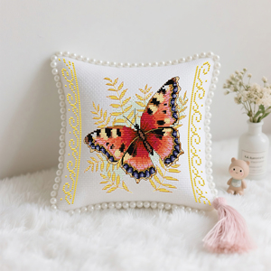 NKF ago punker farfalla punto croce decorazione per la casa set di ricamo personalizzato Kit all'<span class=keywords><strong>uncinetto</strong></span> a mano DIY 11CT 14CT - Product Image 1