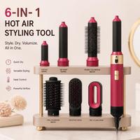 Torlin Wholesale Sèche-cheveux multifonctionnel 6-en-1 à air chaud avec moteur DC, contrôle 3 vitesses et buse concentratrice, 35 000 tr/min