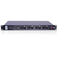 Controlador de Iluminación Inteligente PKnight CM002 de 4 Puertos DMX512, Grabador y Reproductor, Control por APP/Inalámbrico/Tarjeta TF/UDPRS485 TCP, 300W, para Eventos y Escenarios