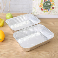 1750ml Jetable ustensiles de cuisine en aluminium plateau Écologique casseroles en aluminium en aluminium de récipient de nourriture