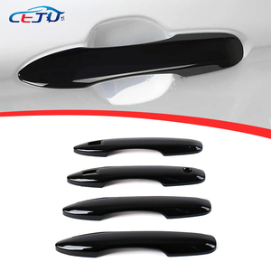 Nero lucido argento ABS Carbon Look coperture <span class=keywords><strong>per</strong></span> maniglie <span class=keywords><strong>per</strong></span> auto <span class=keywords><strong>per</strong></span> Toyota Daihatsu Altis Camry belladonna XV70 2018-2024 - Product Image 1