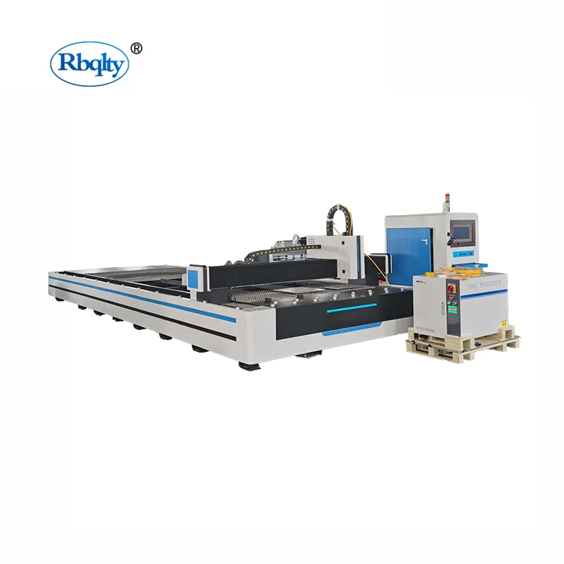 Rbqlty 12KW cnc fiber laser metal cutting machine with 8000W power source