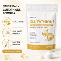 Poudre de L-Glutathion en marque blanche OEM d'usine, 40 portions pour le soutien quotidien de la beauté et le bien-être corporel, complément nutritionnel