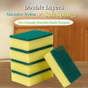 Spons Pembersih Dapur Anti Gores, Spons Penggosok, Spons Abrasif untuk Mencuci Piring - Product Image 4