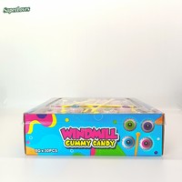 Bonbons Gommeux Multicolores SuperLoves Windmill Eyeball, Design Rotatif à 4 Yeux, 8g x 30 pièces, Boîte, Emballage Personnalisé, Vente en Gros
