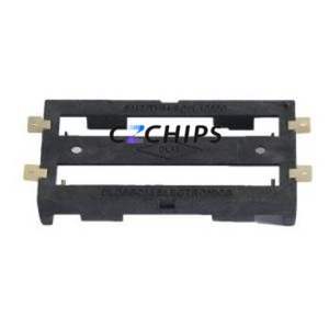 BH-18650-B1BA007 Button & Strip Battery Connector SMD Connector Battery Case Phosphor Bronze Gold - Product Image 2