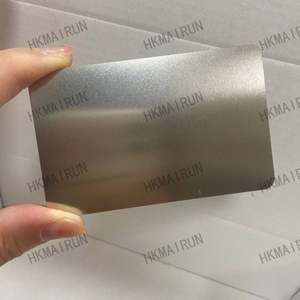 New Product 2025 Sublimation Blank Metal Name Aluminum Card - Product Image 1