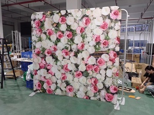 Tự do thiết kế đầy màu sắc hai mặt bối cảnh thiết lập hình ảnh gian hàng sân khấu nền với khung - Product Image 6