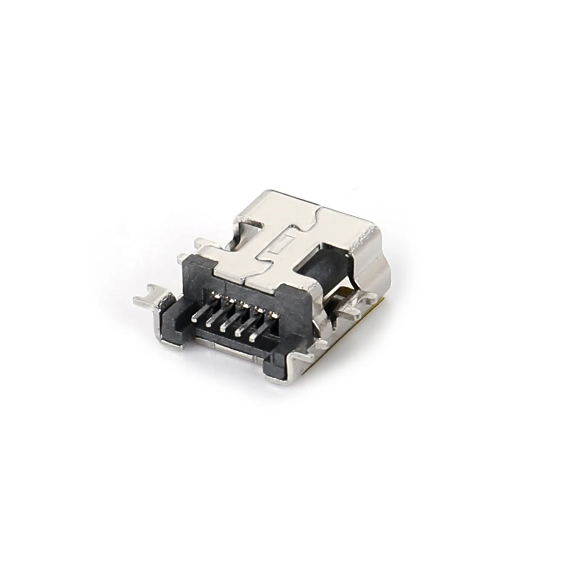 Usb 5 Pin Female Mini Micro Usb Type B Connector Smt Sink Plate Phone Charging Connector Usb Mini Connector