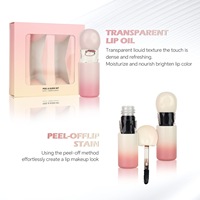2025 Personnalisé Mat Étanche Tear Brillant À Lèvres Miroir Lip Glaze Set Deux Liquide Rouge À Lèvres Minéral Lèvres Repulpant