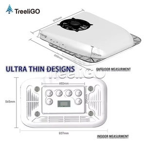 เครื่องปรับอากาศรถบรรทุก 12v ของ USA ในสต็อก แอร์ติดหลังคาสำหรับรถยนต์ รุ่น EAC1018.12.01 - Product Image 3