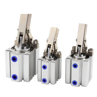 Cylindre de serrage pneumatique à double effet en aluminium ALC JGL 25 32 40 50 avec bras oscillant à levier pour presse à air industrielle