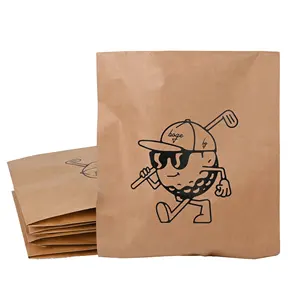 Écologique Biodégradable Personnalisable Logo Impression Brun Kraft Papier Enveloppe Vêtements Expédition Mailer Sac Sacs Postaux