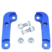 Adaptateur en aluminium augmentant l'angle de braquage d'environ 25% Kit de verrouillage de dérive pour BMW