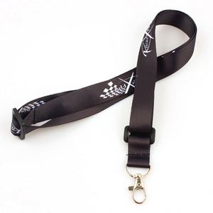 Adjustable <b>Breakaway</b> Nylon Holder Neck Cord Strap Black With Clip <b>Lanyard</b> - Product Image 1