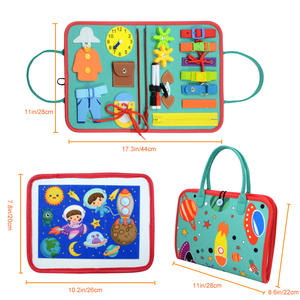 Nouvelle planche éducative pour enfants, jouets sensoriels <span class=keywords><strong>Montessori</strong></span>, voyage, <span class=keywords><strong>activités</strong></span>, planche d'apprentissage, feutre, planche occupée pour tout-petits - Product Image 6