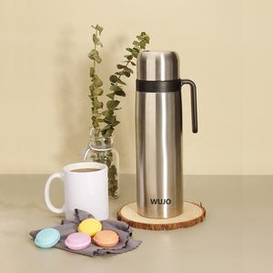 WUJO Hot Sell Customized <strong>South</strong> <strong>American</strong> Paraguay 1800ml Double Wall Stainless Steel Yerba Mate <strong>Cup</strong> with Bombilla - Product Image 3