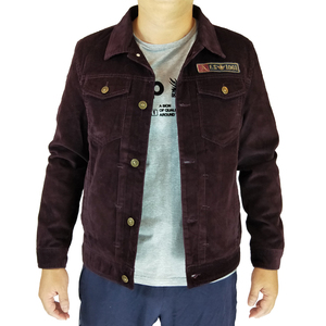 Wholesale Classic Style Men Custom Soft Fashion Color Mens Thick <strong>Corduroy</strong> <strong>Jacket</strong> - Product Image 3
