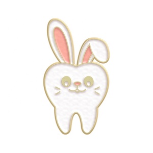 Custom Organ Cool teeth styling Metal Fun Badge maglione sciarpa splendidamente decorata spille da bavero - Product Image 3