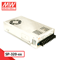 Alimentation à découpage Mean Well série SP-320 320W, sortie unique avec fonction PFC, tensions 3.3V/5V/7.5V/12V/15V/24V/27V/48V