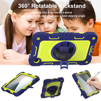 Housse de tablette résistante aux chutes, design avec bords renforcés pour Lenovo K9 Tab One, support antichoc, sangle, étui pour la maison