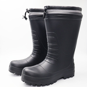 Bottes <span class=keywords><strong>de</strong></span> <span class=keywords><strong>pluie</strong></span> EVA Super Anti-Wearable Draw String Manchette réglable Imperméable Anti-dérapant Acide Résistant aux alcalis Chaussures d'eau d'hiver - Product Image 1