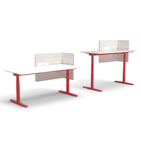 Bureau ergonomique moderne pour le bureau à domicile, bureau électrique réglable pour l'école, la salle d'étude, le coin de travail, le bureau, les meubles de bureau