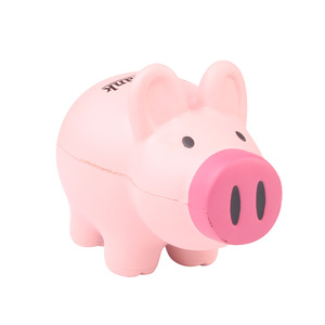 Pu Pig Fidget Toy For Kids 2 To 4 Years Unisex Soft <b>Squishy</b> Animal Stress Relief Toy - Product Image 1