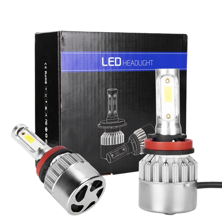 도로 18W 1500LM 6500K LED 헤드라이트 전구 떨어져 차 트럭을 위한 12V led 헤드라이트